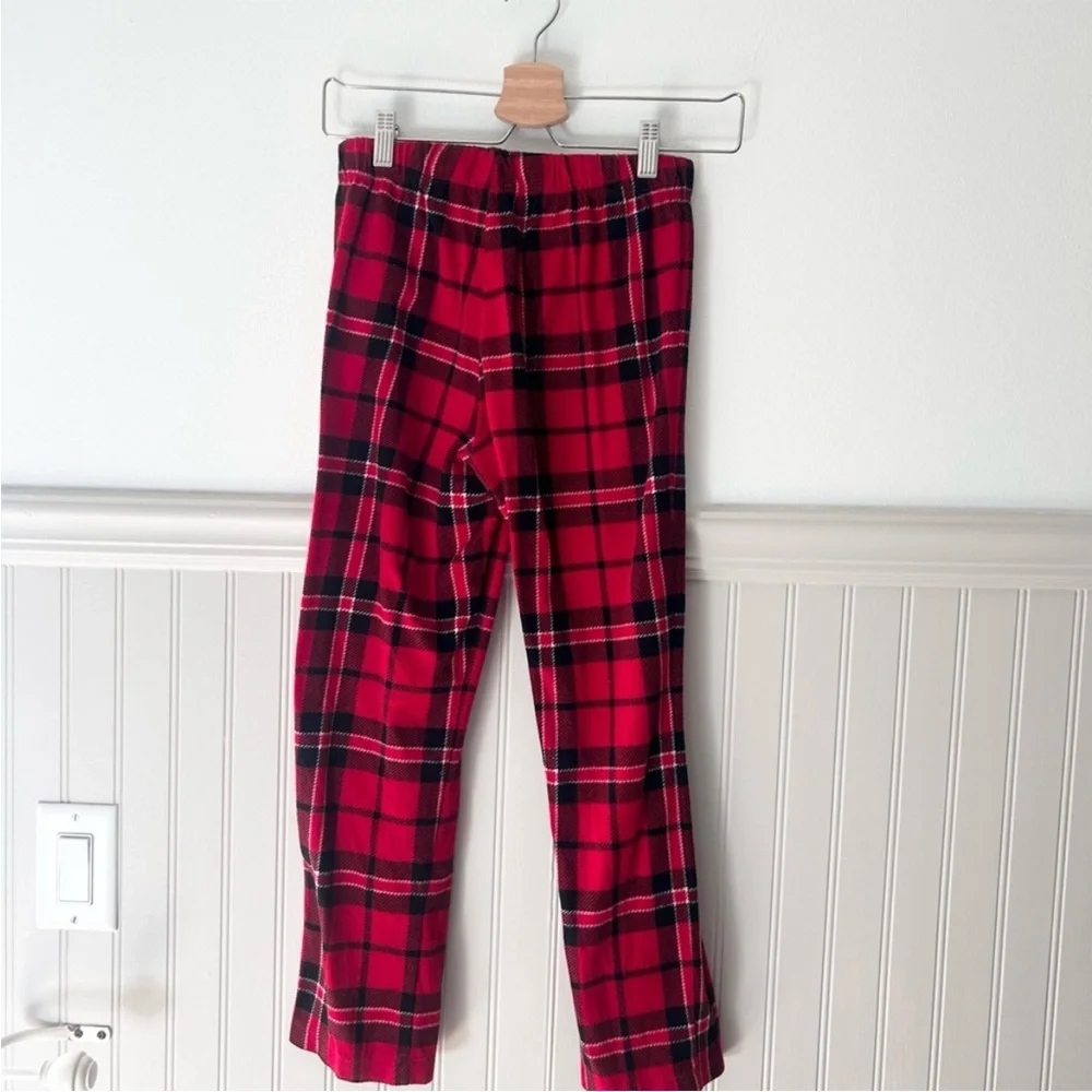 Old Navy Red and Black Plaid Kids Pajama Bottoms
